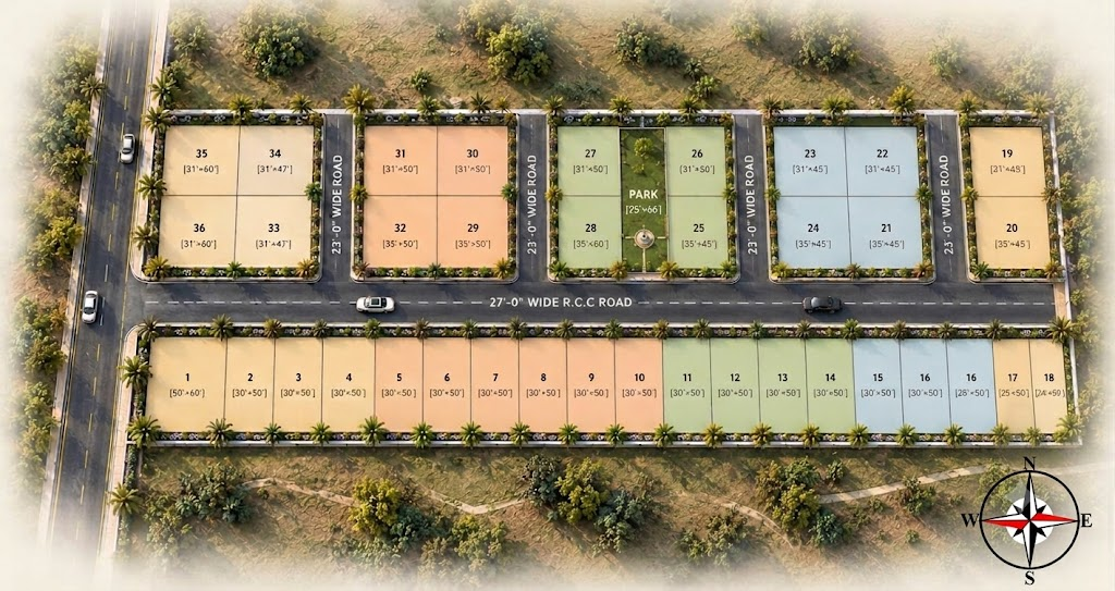 Guru Niwas Colony Site Layout